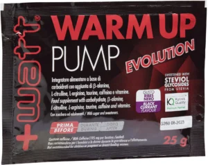 Pre-workout WARM UP PUMP EVOLUTION 25gr